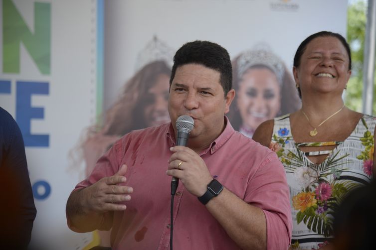 O presidente da Riotur, Ronnie Costa durante apresentação do projeto Nova Intendente para o Carnaval 2023