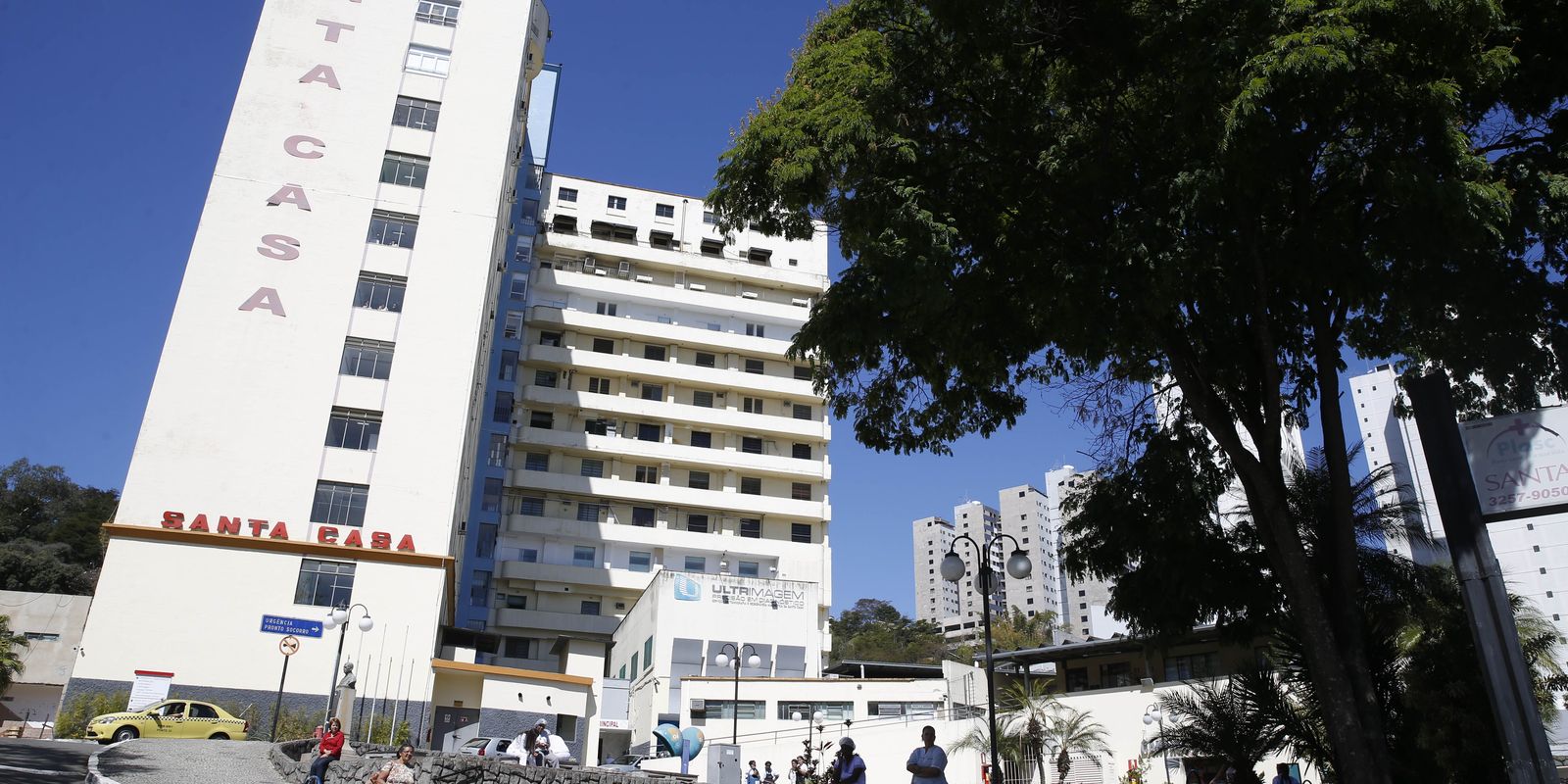 Fuiz de Fora - Santa Casa de Misericórdia, hospital onde o deputado Jair Bolsonaro foi atendido após ser esfaqueado Foto: Tomaz Silva/Agência Brasil