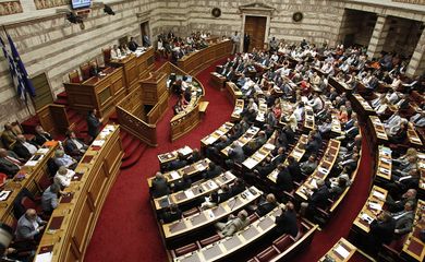 Parlamento da Grécia (Agência Lusa/Direitos Reservados)