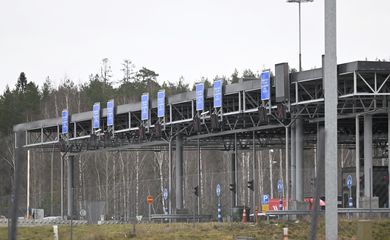 Posto na fronteira entre Rússia e Finlândia em Lappeenranta
15/11/2023
Lehtikuva/Vesa Moilanen via REUTERS /File photo
