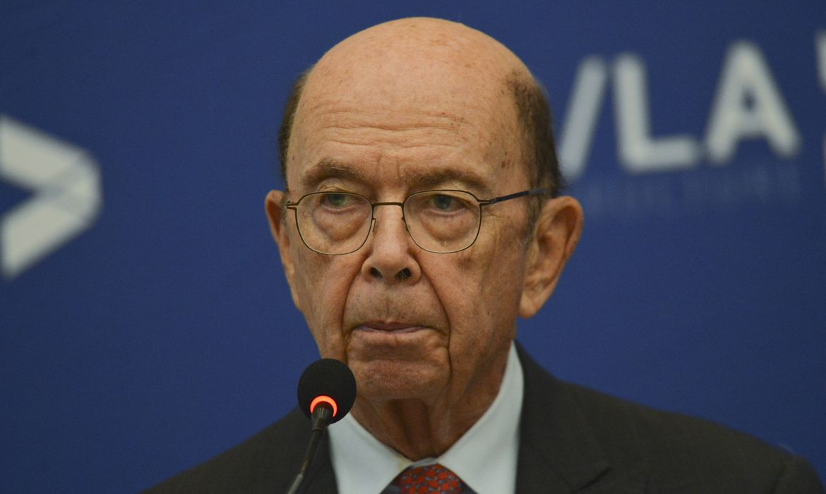  O secretário de Comércio dos Estados Unidos, Wilbur Ross, durante o Fórum Anual de Liderança em Infraestrutura da América Latina. 
