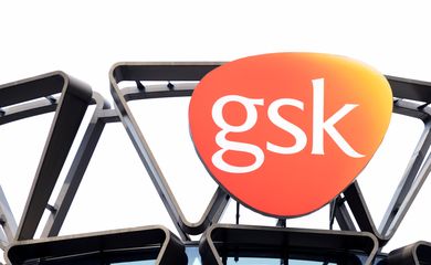 Logo da farmacêutica GSK em Cingapura