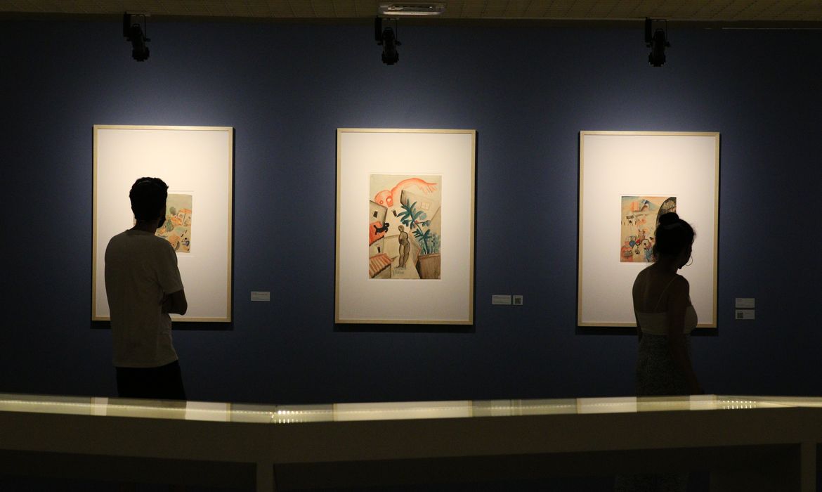 Exposição Era Uma Vez o Moderno [1910-1944], com curadoria do pesquisador Luiz Armando Bagolin e do historiador Fabrício Reiner, no Centro Cultural Fiesp, Avenida Paulista.