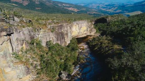 Rio do Salto no Parque Estadual do Ibitipoca