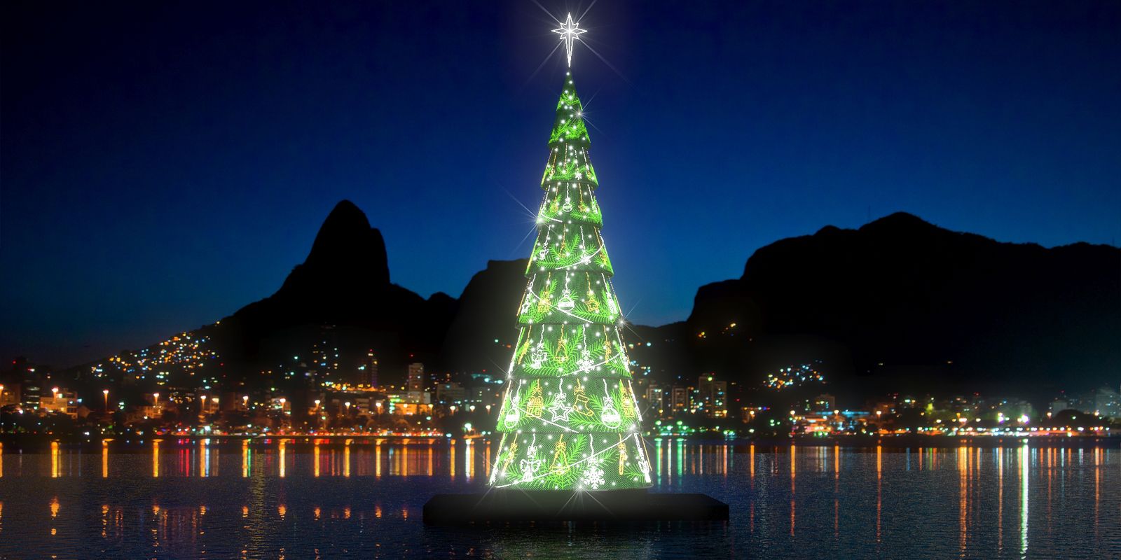 Depois de dois anos, Rio volta a montar árvore de Natal da Lagoa | Agência  Brasil