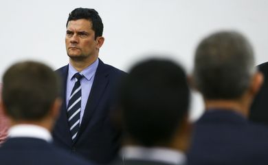 O ministro da Justiça e Segurança Pública, Sergio Moro, participa do seminário Diálogos Brasil-França: Persecução Penal e Gestão de Ativos, no Ministério da Justiça.