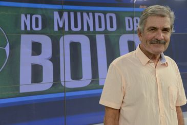 Rio de Janeiro - Equipe de esportes do programa No Mundo da Bola no estúdio da TV Brasil. (Foto: Fernando Frazão/Agência Brasil)