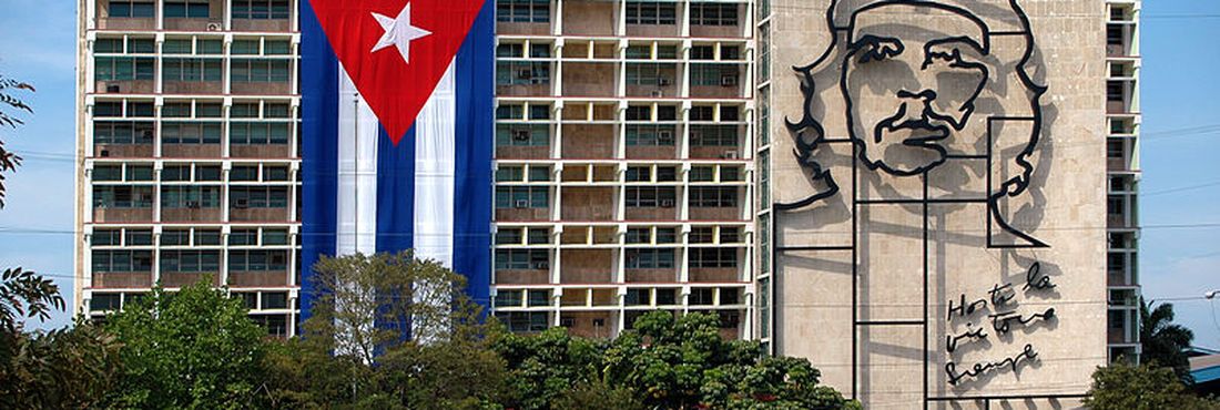 Praça da Revolução em Cuba