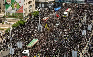 Funeral do presidente do Irã, Ebrahim Raisi, em Teerã
22/05/2024 Majid Asgaripour/WANA (West Asia News Agency) via REUTERS