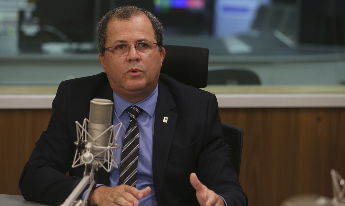 Secretário Especial de Modernização do Estado, Eduardo Gomes, é entrevistado no programa A Voz do Brasil.
