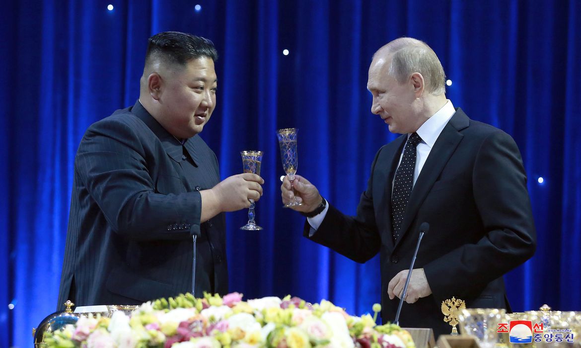 Kim Jong Un , Vladimir Putin, Russia