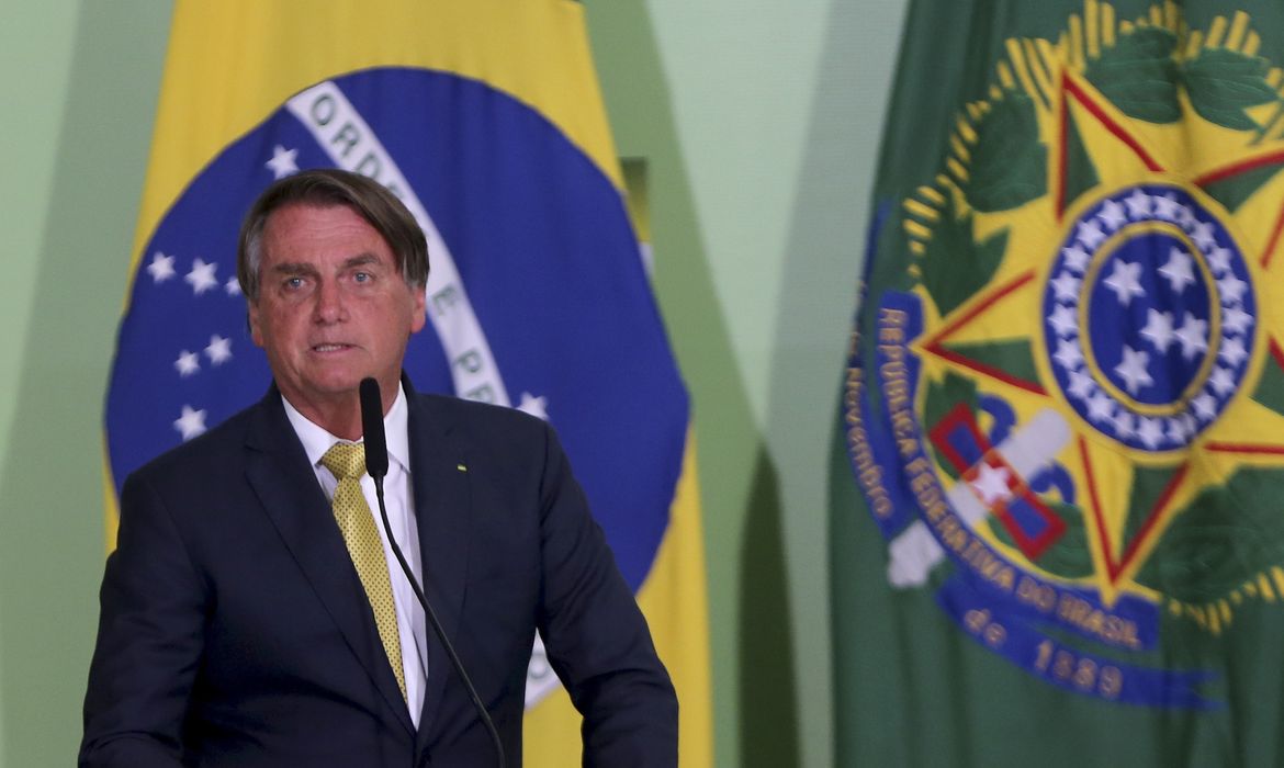 O presidente da República, Jair Bolsonaro, participa de cerimônia alusiva ao Dia Mundial de Doenças Raras, no Palácio do Planalto