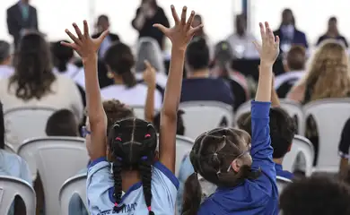 Brasília (DF), 26/03/2025 - O ministério dos Direitos Humanos e Instituto Maurício de Souza lançam gibi da Turma da Mônica sobre intergeracionalidade em escola no Itapuã, região administrativa do Distrito Federal. Foto: Marcelo Camargo/Agência Brasil