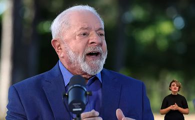 Brasília (DF), 19.06.2023 - Presidente Lula é entrevistado por Marcos Uchoa no programa Conversa com o Presidente, no Palácio do Alvorada. Imagem: TV Brasil