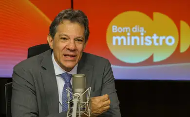 Brasília (DF) 07/10/2025 O ministro da Fazenda, Fernado Haddad,  participa do programa Bom Dia, Ministro Foto: Fabio Rodrigues-Pozzebom/ Agência Brasil