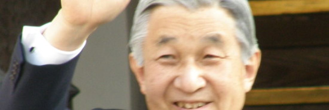 O imperador japonês Akihito.