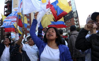 Eleições presidenciais no Equador - Foto Rolando Enriquez/Agência Lusa