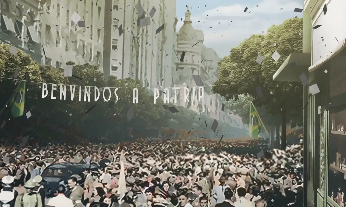 Rio de Janeiro (RJ), 01/05/2025 - TV Brasil estreia seriado Terra Prometida sobre participação do país na Segunda Guerra Mundial. Produção documental reconstitui histórias baseadas em fatos reais com animação e imagens de arquivo. Foto: TV Brasil/Divulgação