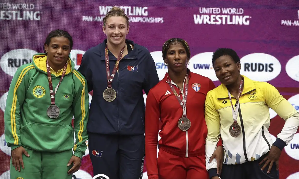 Divulgação/UWW/Direitos Reservados Thamires Machado, wrestling, pan-americano