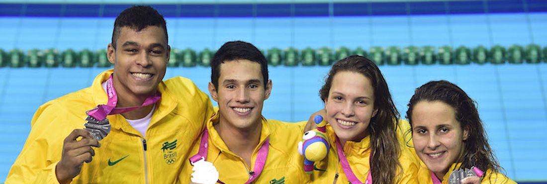 Quarteto misto conquista primeira medalha brasileira nos Jogos Olímpicos da Juventude 2014