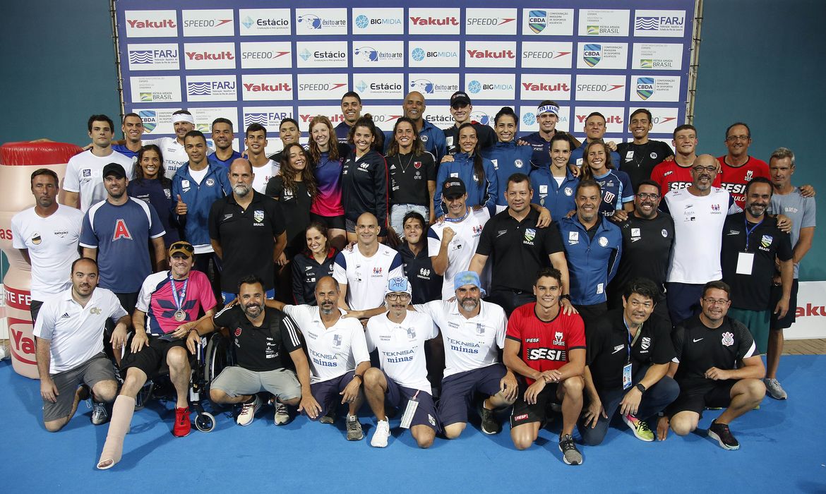 Troféu Brasil de Natação, natação, maria lenk, equipe do mundial de budapeste