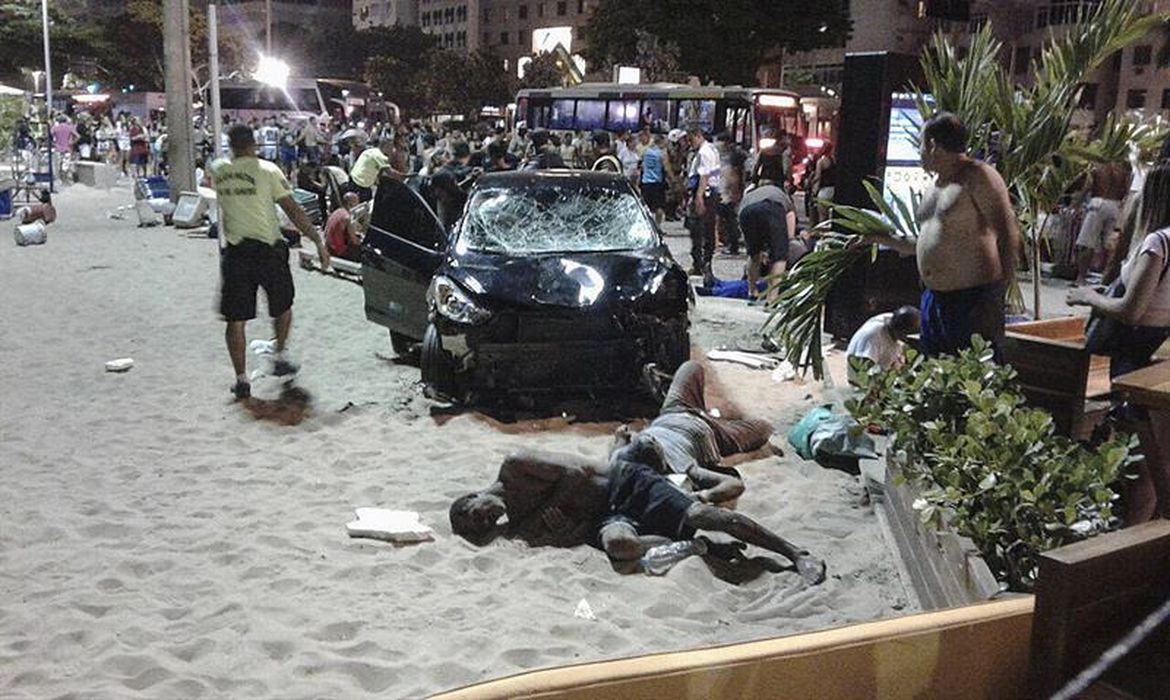 Oito vítimas do atropelamento em Copacabana continuam internadas