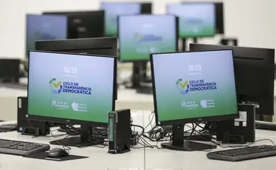 Brasília (DF), 04/10/2023 - Sala de inspeção do código-fonte das urnas eletrônicas, no Tribunal Superior Eleitoral (TSE). Foto: Marcelo Camargo/Agência Brasil