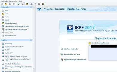 Imposto de Renda - declarações recentes