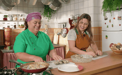 Rio de Janeiro (RJ) 28/02/2025 - Xodó de Cozinha, da TV Brasil, traz receitas preparadas com arroz e feijão. Frame: TV Brasil/Divulgação