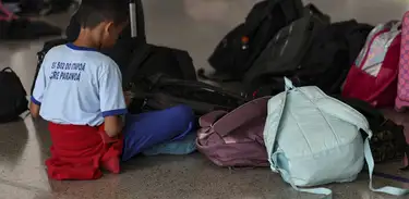 Criança na escola 