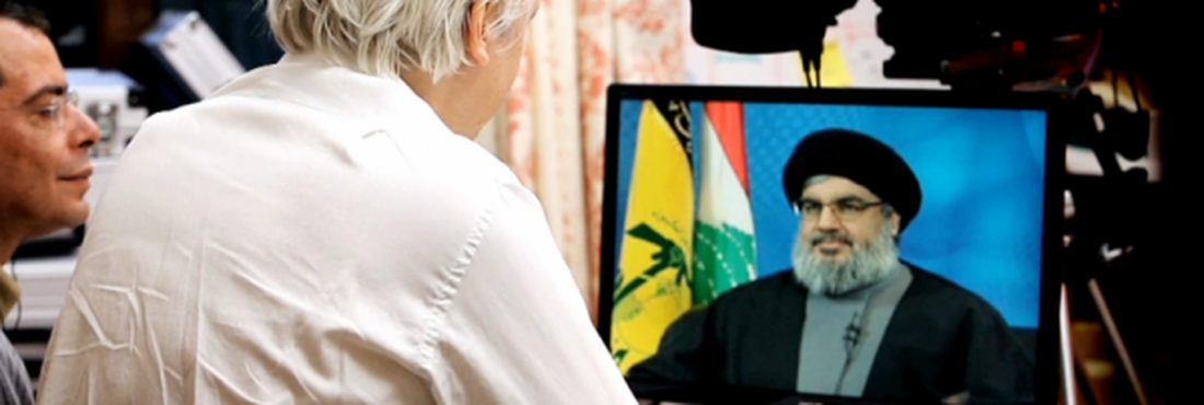 Na primeira entrevista da série "O mundo Amanhã", o fundador do WikiLeaks entrevista o líder do Hezbollah, Sayyed Hassan Nasrallah