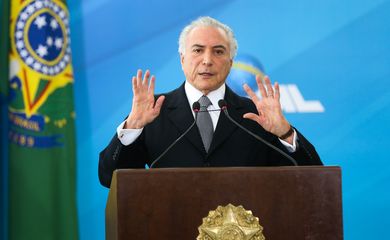 Brasília - O presidente Michel Temer anuncia ações de gestão na saúde pública, no Palácio do Planalto (Antonio Cruz/Agência Brasil)