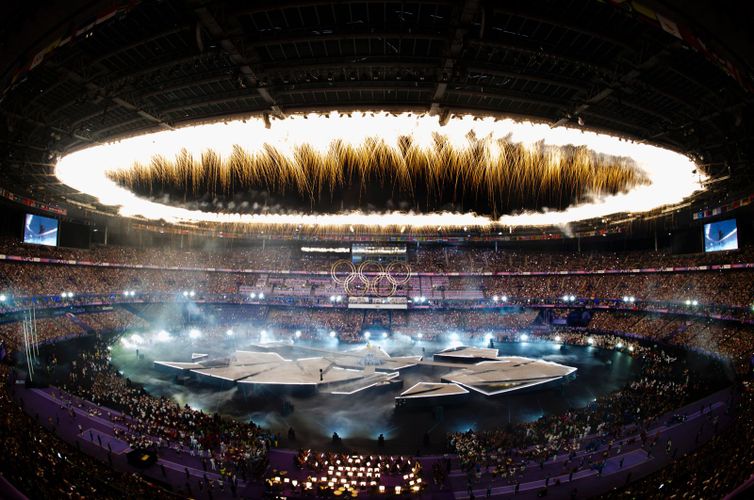 Stade de France -cerimônia de encerramento dos Jogos de Paris, em 11/09/2024