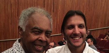 Maestro Carlos Prazeres e Gilberto Gil