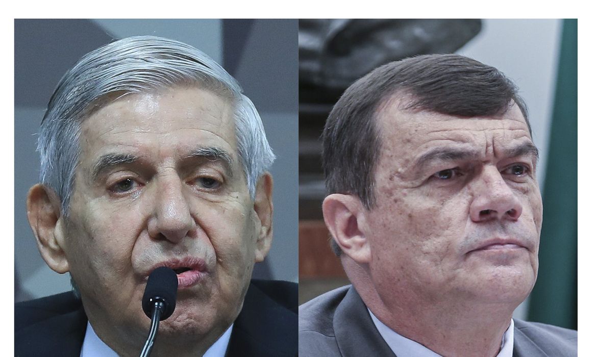 Brasília, (DF), 25/11/2025 – Os ex ministros, Augusto Heleno e Paulo Sérgio Nogueira condenados pela trama golpista.  Fotos: Lula Marques e Fabio Rodrigues-Pozzebom/Agência Brasil