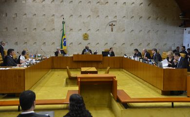 Brasília - Primeira sessão de julgamentos de 2014 no Supremo Tribunal Federal (STF) (Valter Campanato/Agência Brasil)