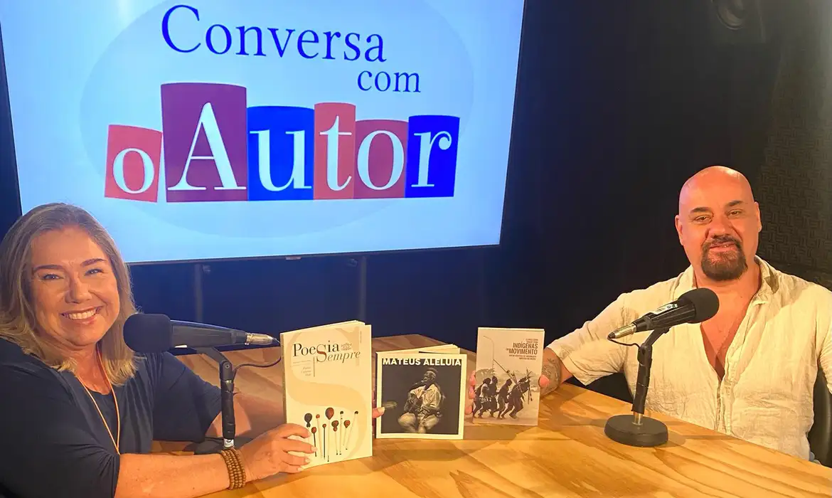 Brasília (DF), 11/04/2025 - Sergio Cohn é o convidado do Conversa com o Autor na Rádio MEC. Escritor fala sobre a atuação na Biblioteca Nacional e a produção da revista Poesia Sempre, que celebra autores nacionais e internacionais. Rádio MEC