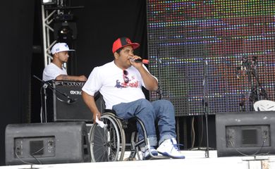 1ª Expo Hip Hop do Brasil termina neste domingo em Ceilândia (DF). A cidade foi escolhida por ser o berço dos primeiros e mais conhecidos grupos de rappers de Brasília (Elza Fiuza/Agência Brasil)