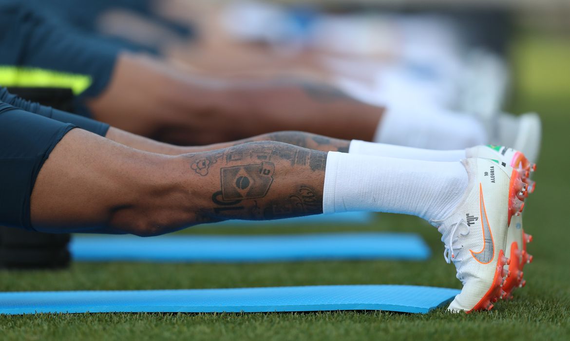 Treino seleção brasileira