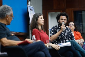 Fernando Frazão/Agência Brasil Rio de Janeiro (RJ) 22/10/2024 - O professor Luiz Augusto Campos debate Educação e Ações Afirmativas na Universidade do Estado do Rio de Janeiro (Uerj). Foto: Fernando Frazão/Agência Brasil