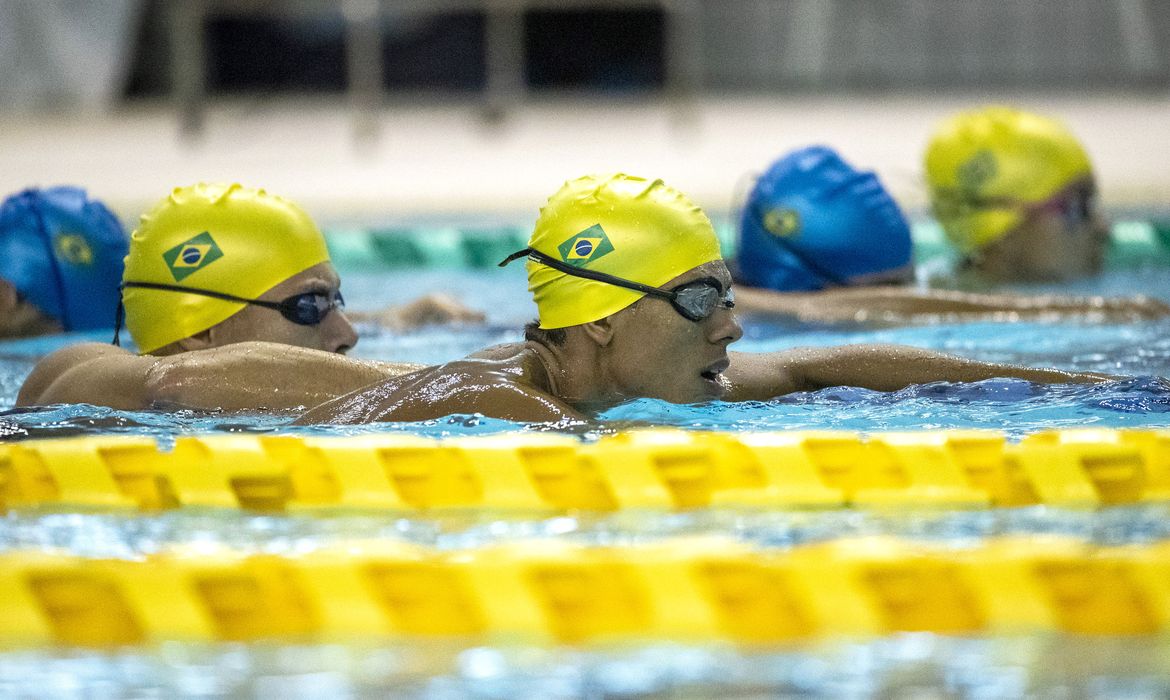 treino de natação, tóquio 2020, paralimpíada