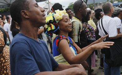 Rio de Janeiro (RJ) 20/11/2023 – Celebração do Dia da Consciência Negra no Monumento a Zumbi dos Palmares. Foto: Fernando Frazão/Agência Brasil