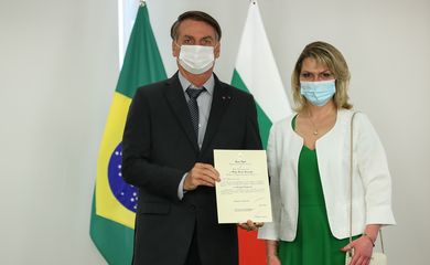 (Brasília - DF, 05/04/2021) Cerimônia de Apresentação de Cartas Credenciais dos novos Embaixadores.
Foto: Marcos Corrêa/PR