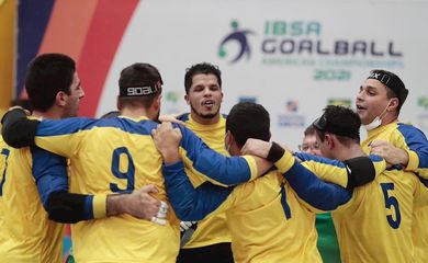 seleção brasileira masculina de goalball conquista título da Copa América - em 22/02/2022 - Brasil