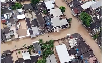 Rio de Janeiro – Chuvas – Fortes chuvas castigam Rio de Janeiro e região metropolitana. Imagem: Instagram Prefeitura do Rio