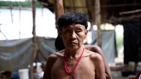 Indígena na Terra Indígena Yanomami