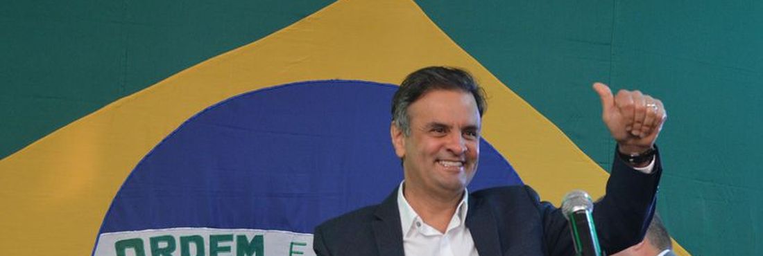 Aécio Neves disputa o 2° turno com Dilma Rousseff no 2° turno