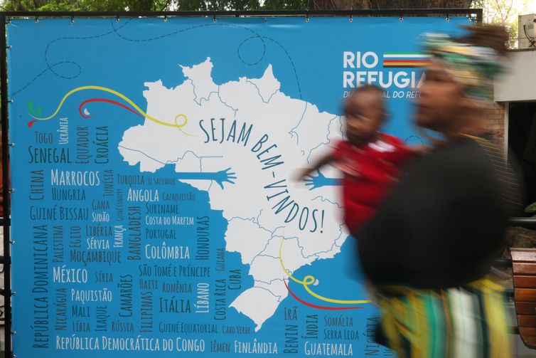 Rio de Janeiro (RJ), 17/06/2023 - Feira cultural Rio Refugia celebra o dia mundial do refugiado no Sesc Tijuca, zona norte da cidade. Foto:Tânia Rêgo/Agência Brasil