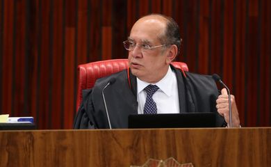 Brasília - O presidente do TSE, ministro Gilmar Mendes, durante julgamento da chapa Dilma-Temer(José Cruz/Agência Brasil)
