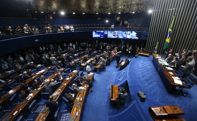 Brasília - Senadores aprovam em plenário a indicação de Alexandre de Moraes para a vaga no Supremo Tribunal Federal (Marcelo Camargo/Agência Brasil)